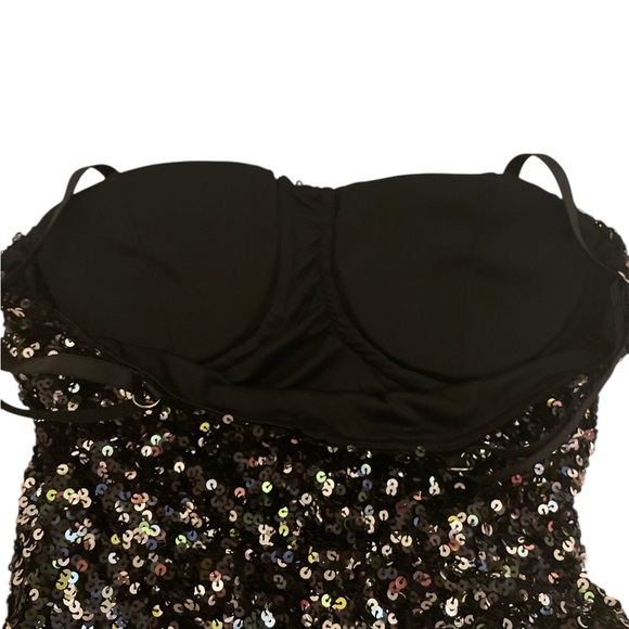 Sequin corset top-small NWOT - Picture 5 of 6